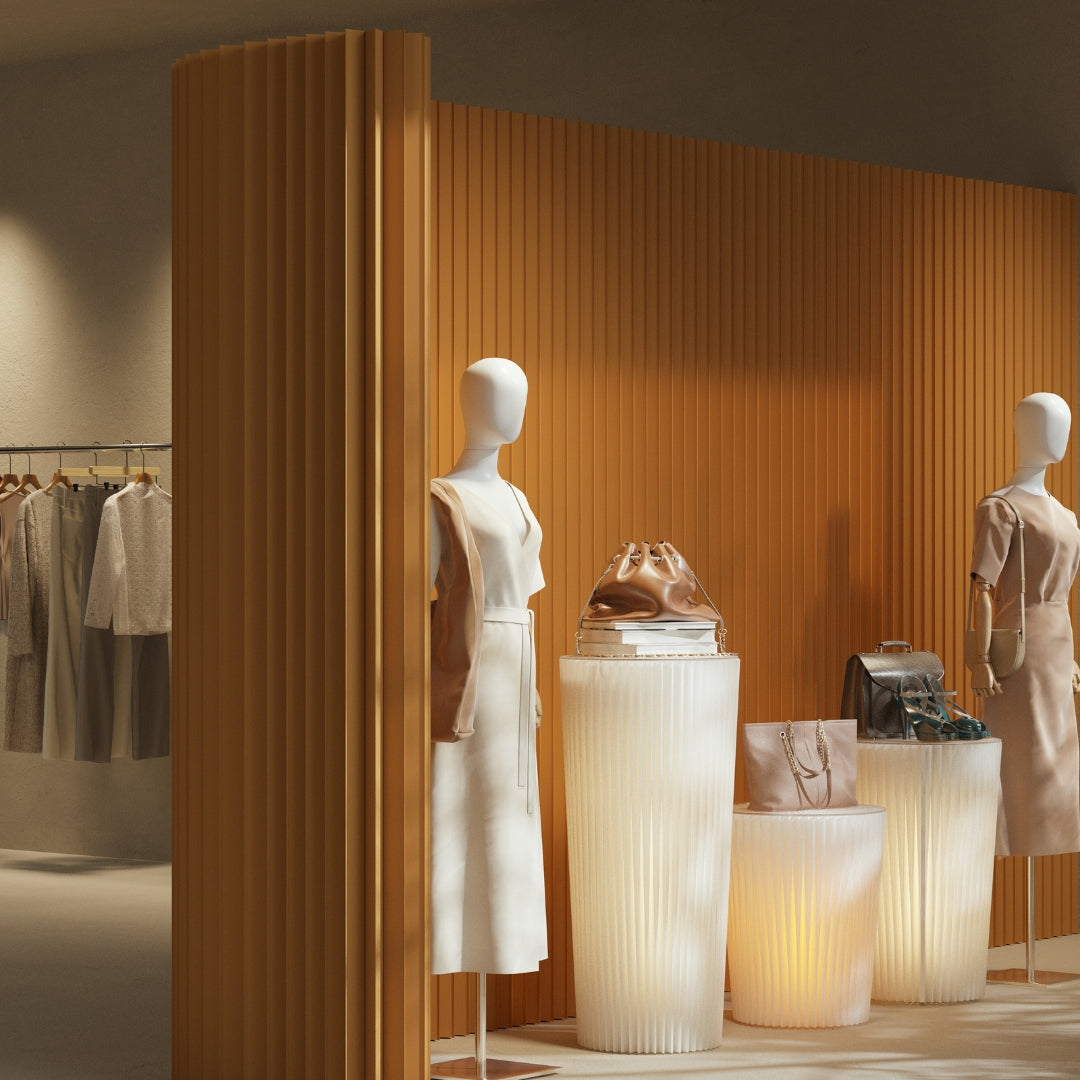 Table basse éclairée