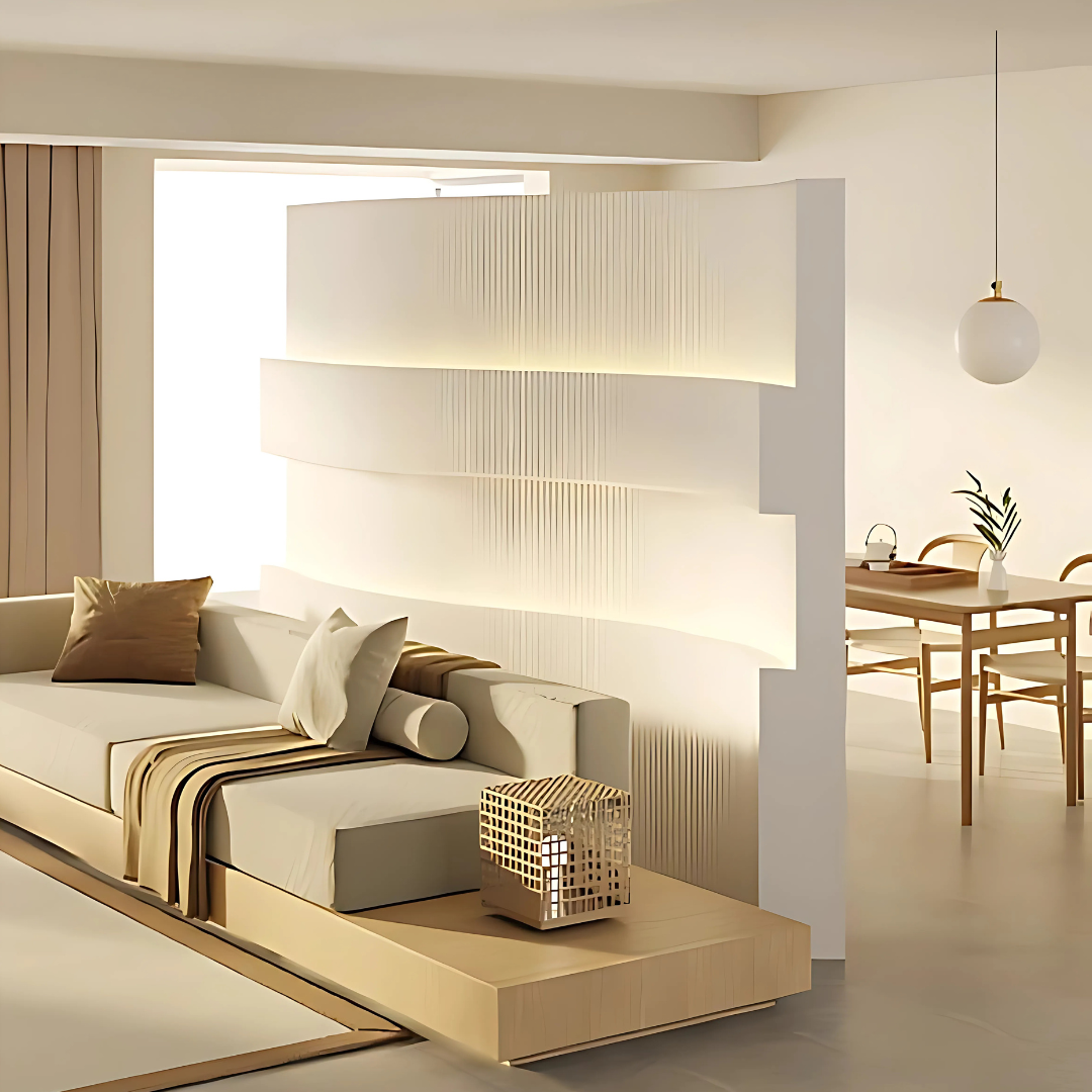 Cloison modulable éclairée